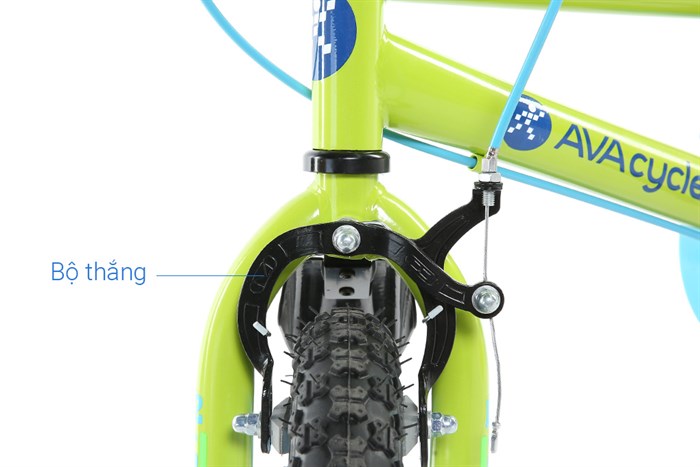 Xe Đạp Trẻ Em AVACycle Happy Fish JY902-12 12 inch Màu Xanh lá