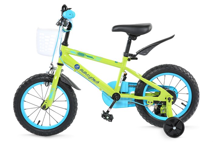 Xe Đạp Trẻ Em AVACycle Happy Fish JY902-14 14 inch Màu Xanh lá