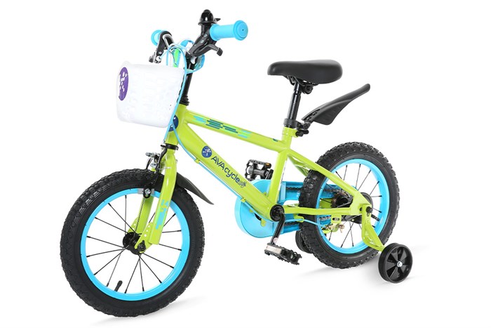 Xe Đạp Trẻ Em AVACycle Happy Fish JY902-14 14 inch Màu Xanh lá