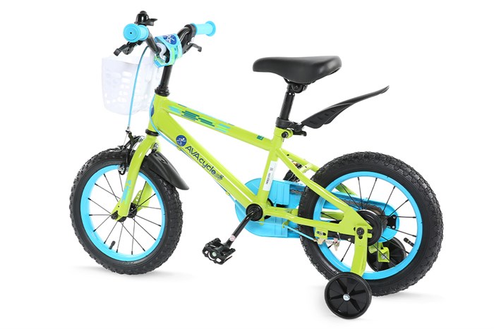 Xe Đạp Trẻ Em AVACycle Happy Fish JY902-14 14 inch Màu Xanh lá