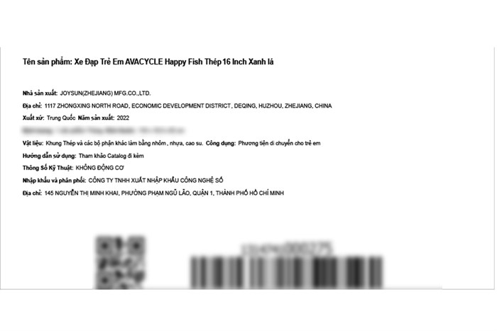 Xe Đạp Trẻ Em AVACycle Happy Fish JY902-16 16 inch Màu Xanh lá