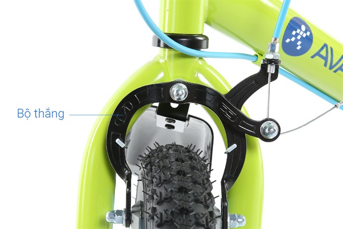 Xe Đạp Trẻ Em AVACycle Happy Fish JY902-16 16 inch Màu Xanh lá