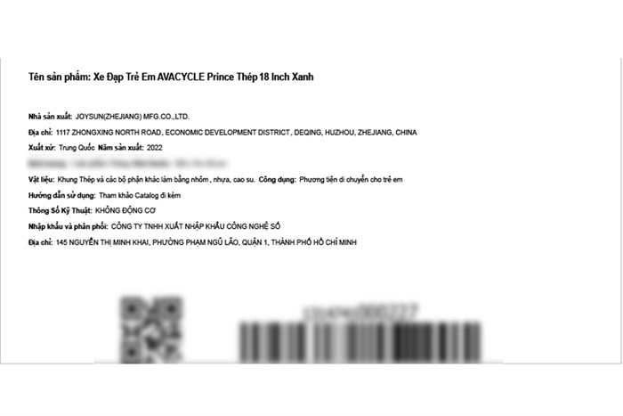Xe Đạp Trẻ Em AVACycle Prince JK903-18 18 inch Màu Xanh Dương
