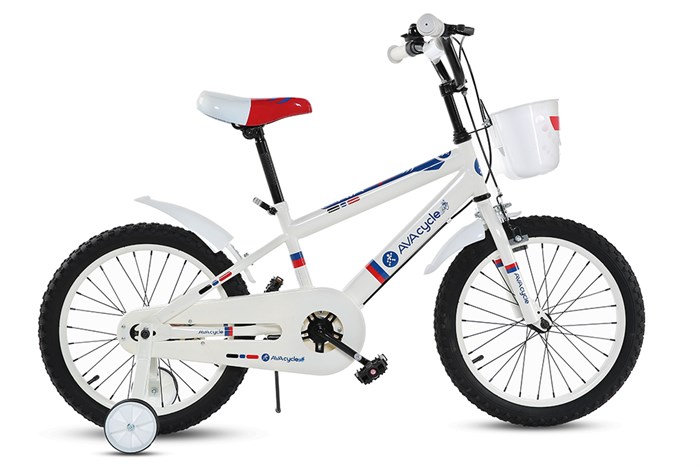 Xe Đạp Trẻ Em AVACycle Yellow JK907-18 18 inch Màu Trắng