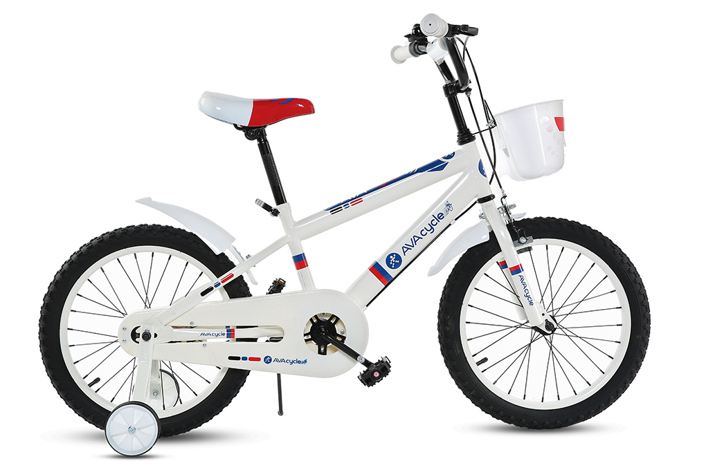 Xe Đạp Trẻ Em AVACycle Yellow JK907-18 18 inch Màu Trắng