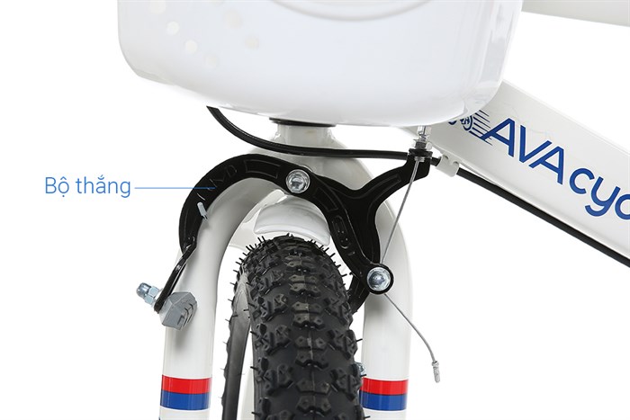 Xe Đạp Trẻ Em AVACycle Yellow JK907-18 18 inch Màu Trắng
