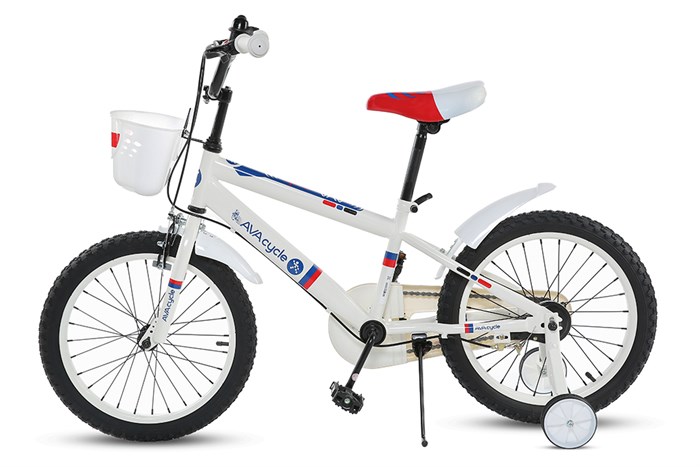 Xe Đạp Trẻ Em AVACycle Yellow JK907-18 18 inch Màu Trắng