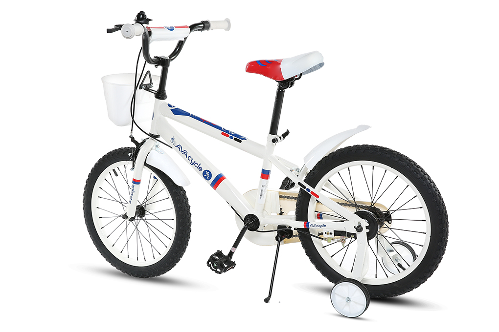 Xe Đạp Trẻ Em AVACycle Yellow JK907-18 18 inch Màu Trắng