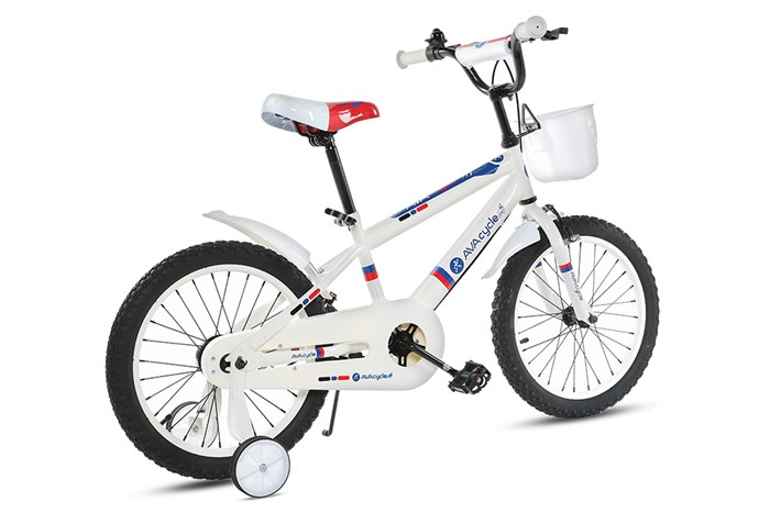 Xe Đạp Trẻ Em AVACycle Yellow JK907-18 18 inch Màu Trắng