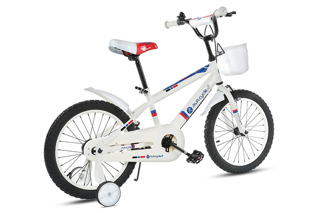 Xe Đạp Trẻ Em AVACycle Yellow JK907-18 18 inch Màu Trắng