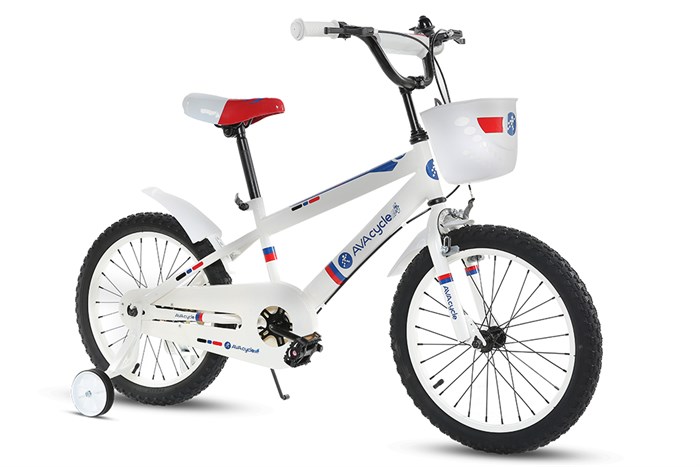 Xe Đạp Trẻ Em AVACycle Yellow JK907-18 18 inch Màu Trắng
