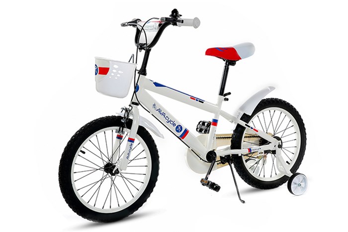 Xe Đạp Trẻ Em AVACycle Yellow JK907-18 18 inch Màu Trắng