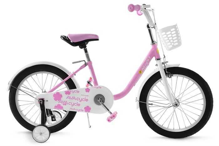 Xe Đạp Trẻ Em AVACycle Basket Bird JK904-18 18 inch Màu Hồng