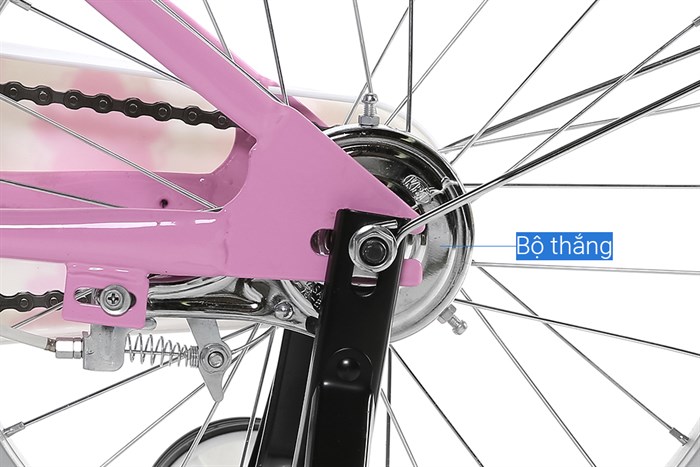 Xe Đạp Trẻ Em AVACycle Basket Bird JK904-18 18 inch Màu Hồng