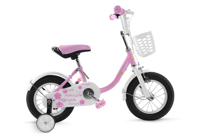 Xe Đạp Trẻ Em AVACycle Basket Bird JY904-12 12 inch Màu Hồng