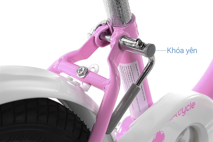 Xe Đạp Trẻ Em AVACycle Basket Bird JY904-12 12 inch Màu Hồng