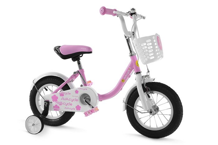 Xe Đạp Trẻ Em AVACycle Basket Bird JY904-12 12 inch Màu Hồng