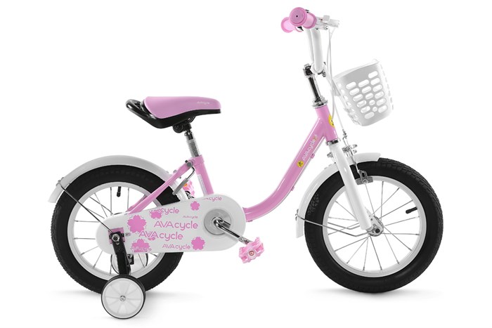 Xe Đạp Trẻ Em AVACycle Basket Bird JY904-14 14 inch Màu Hồng