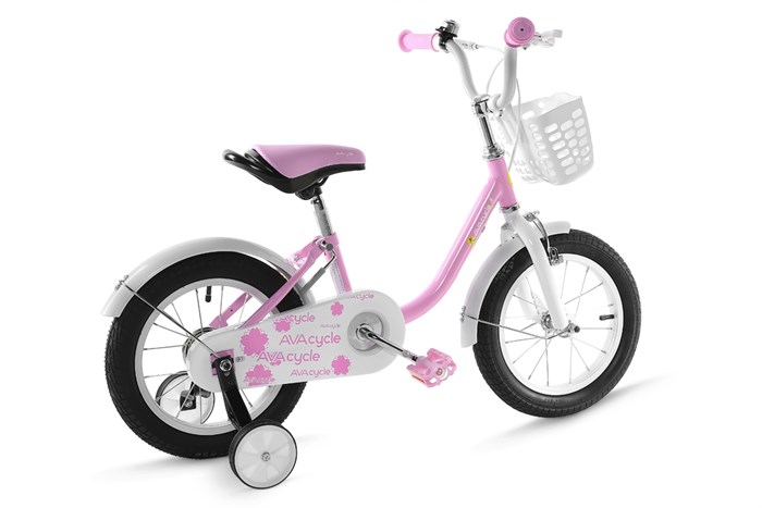 Xe Đạp Trẻ Em AVACycle Basket Bird JY904-14 14 inch Màu Hồng