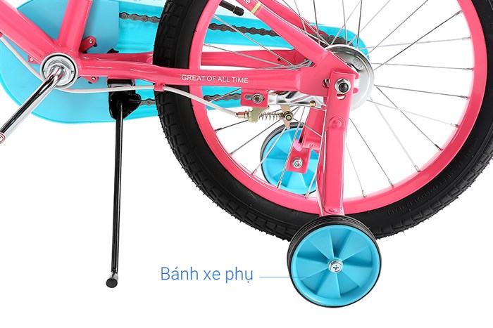 Xe Đạp Trẻ Em AVACycle British Princess JK904-18 18 inch Màu Hồng