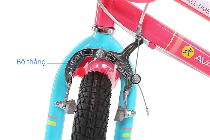Xe Đạp Trẻ Em AVACycle British Princess JK904-18 18 inch Màu Hồng