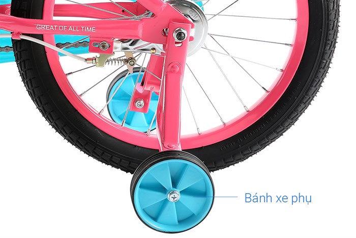 Xe Đạp Trẻ Em AVACycle British Princess JY904-14 14 inch Màu Hồng