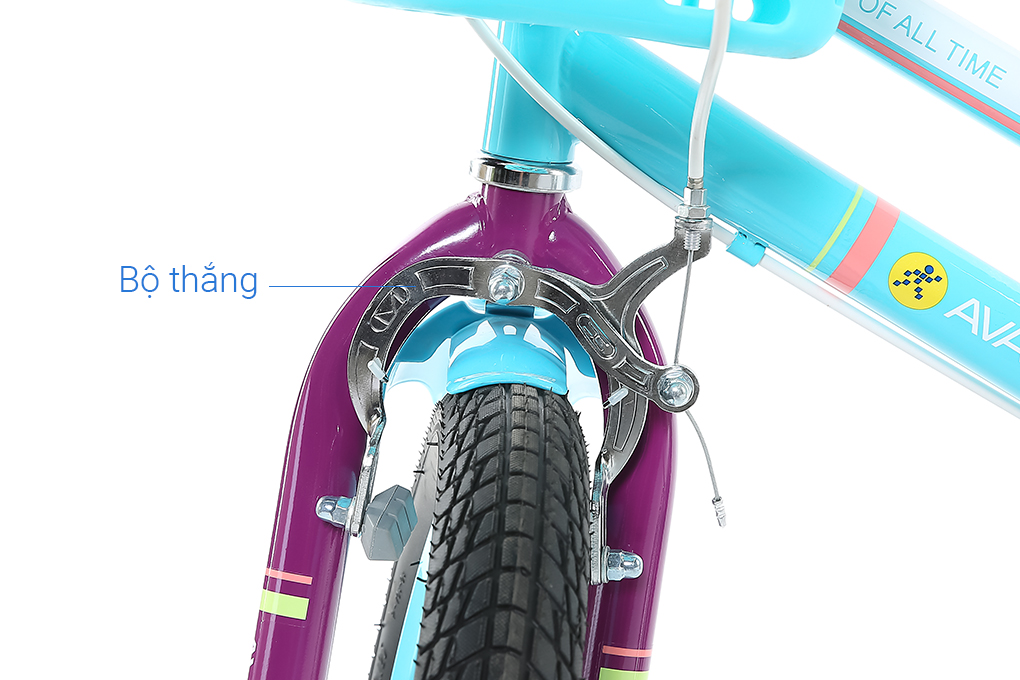 Xe Đạp Trẻ Em AVACycle British Princess JY904-14 14 inch Màu Xanh Dương
