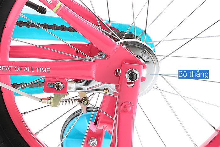 Xe Đạp Trẻ Em AVACycle British Princess JY904-16 16 inch Màu Hồng
