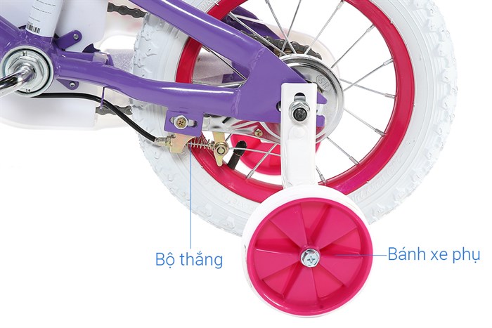Xe Đạp Trẻ Em AVACycle Fairy Maiden JY905-12 12 inch Màu Tím