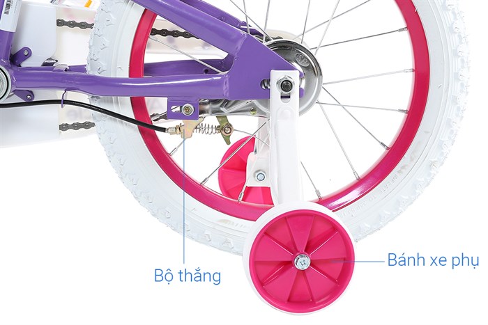 Xe Đạp Trẻ Em AVACycle Fairy Maiden JY905-16 16 inch Màu Tím