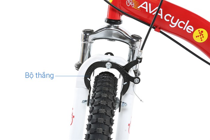 Xe Đạp Trẻ Em AVACycle Feixia JK912-18 18 inch Màu Đỏ
