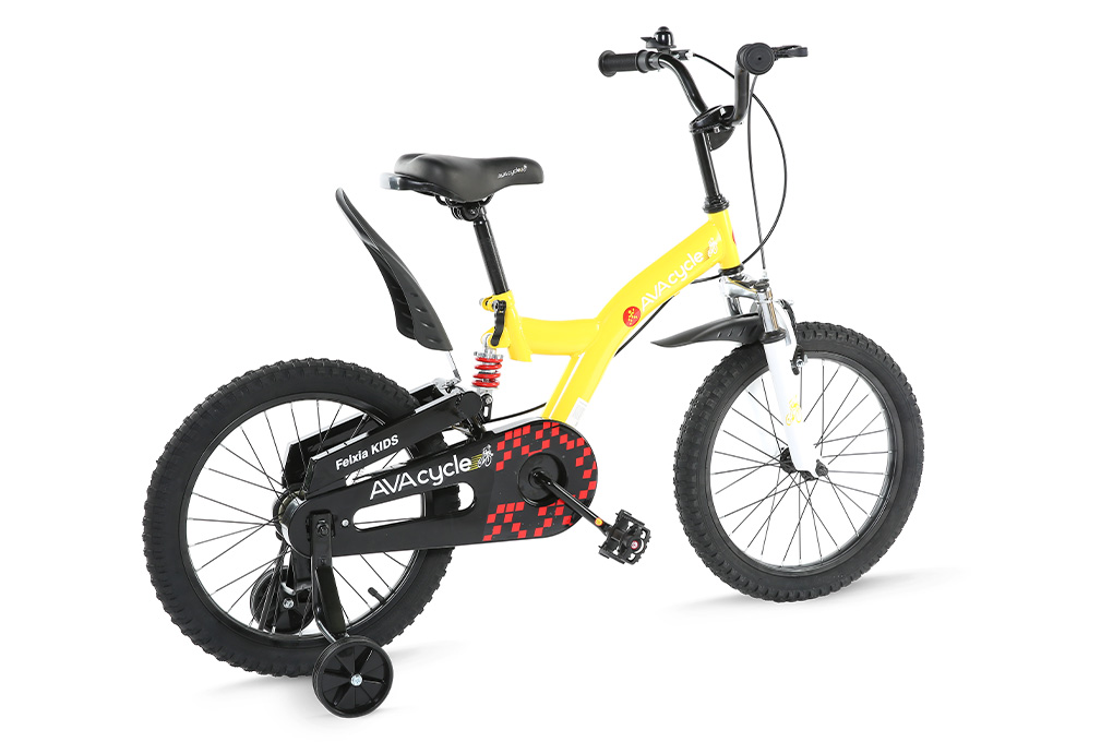 Xe Đạp Trẻ Em AVACycle Feixia JK912-18 18 inch Màu Vàng