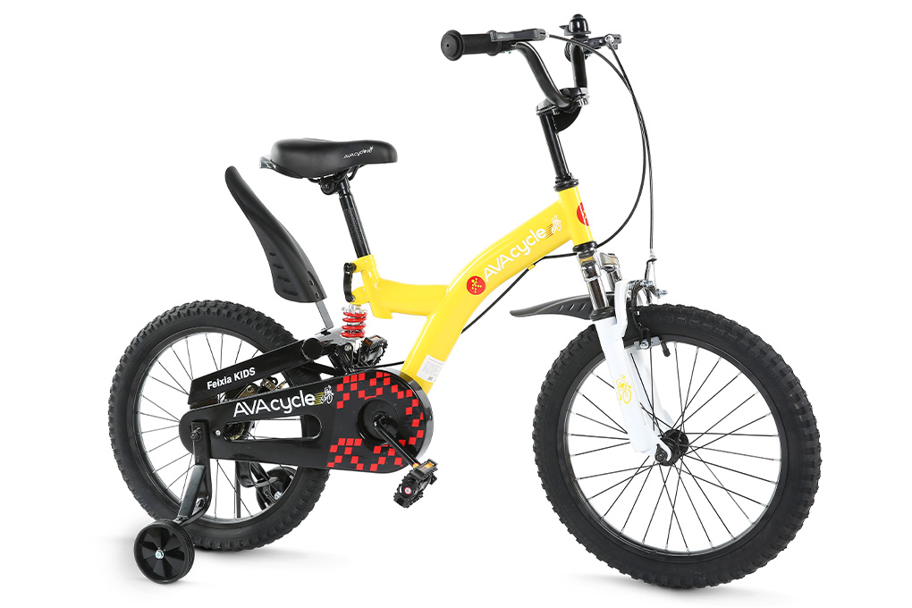 Xe Đạp Trẻ Em AVACycle Feixia JK912-18 18 inch Màu Vàng