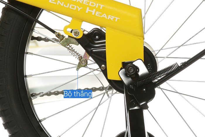 Xe Đạp Trẻ Em AVACycle Knight JK903-18 18 inch Màu Vàng