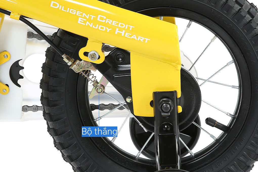 Xe Đạp Trẻ Em AVACycle Knight JY903-12 12 inch Màu Vàng