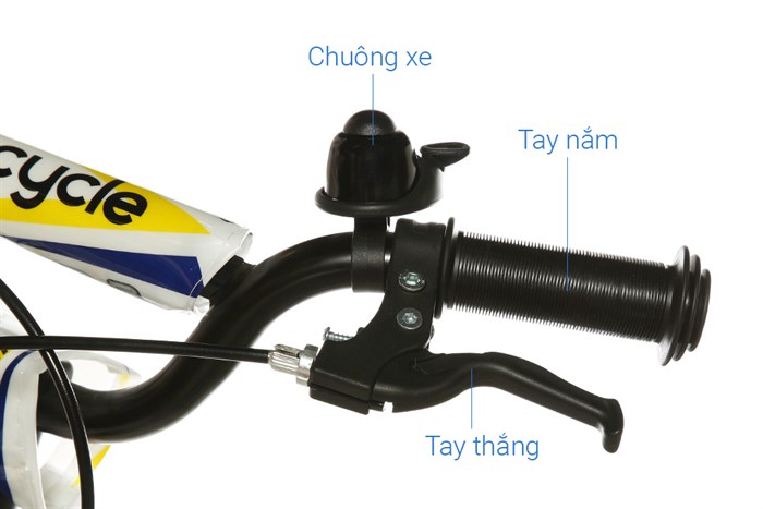 Xe Đạp Trẻ Em AVACycle Knight JY903-14 14 inch Màu Vàng