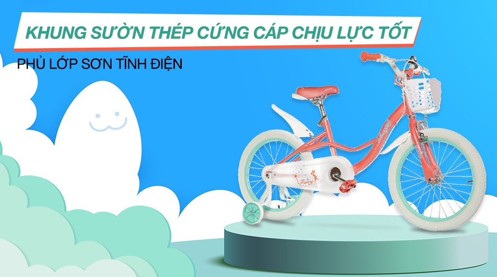 Xe Đạp Trẻ Em AVACycle Flower Fairy JK908-18 18 inch