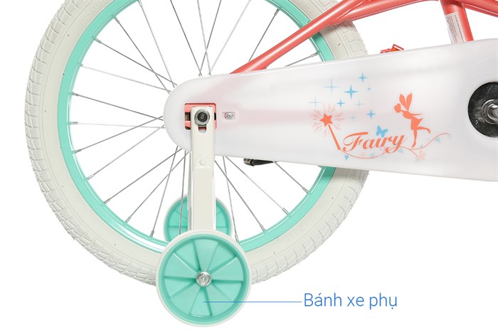 Xe Đạp Trẻ Em AVACycle Flower Fairy JK908-18 18 inch Màu Hồng