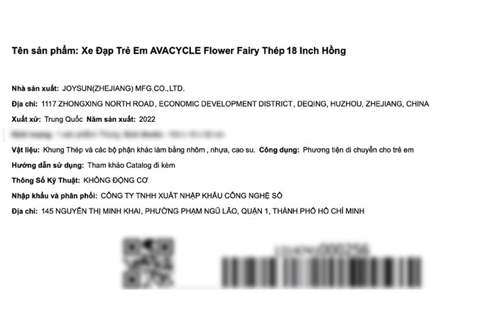 Xe Đạp Trẻ Em AVACycle Flower Fairy JK908-18 18 inch Màu Hồng