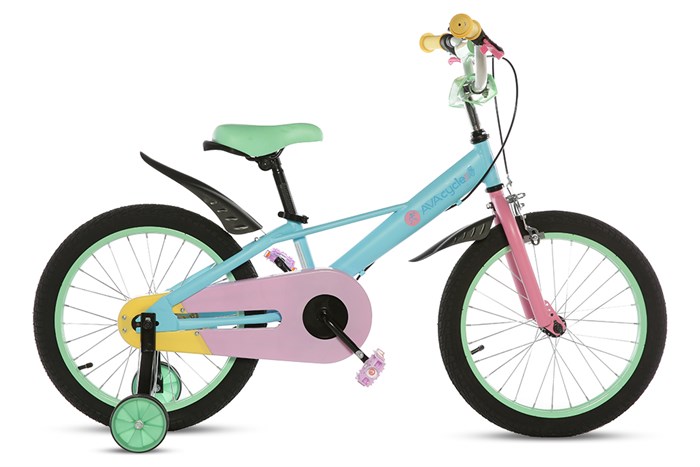 Xe Đạp Trẻ Em AVACycle Macaroon JK906-18 18 inch Màu Xanh dương nhạt