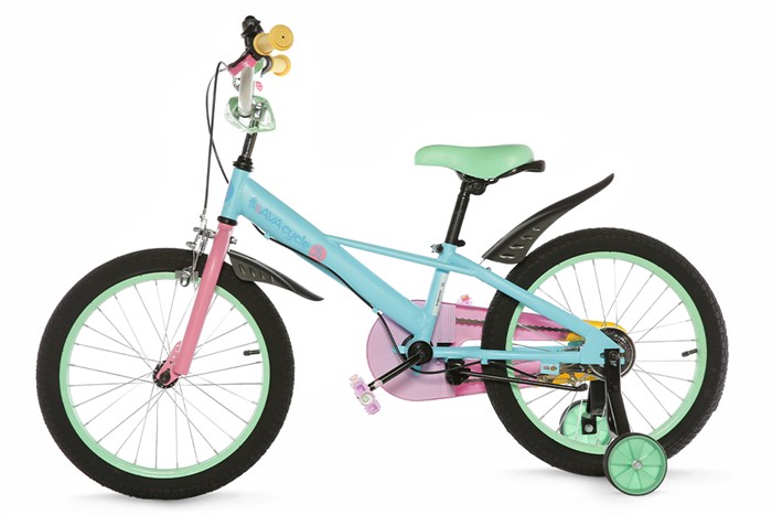 Xe Đạp Trẻ Em AVACycle Macaroon JK906-18 18 inch Màu Xanh dương nhạt