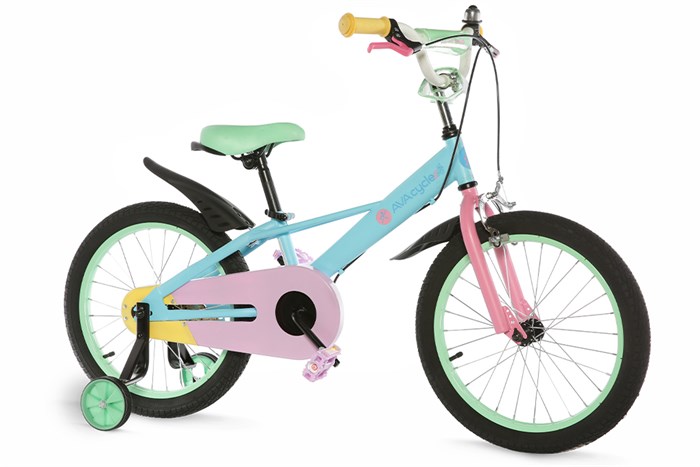 Xe Đạp Trẻ Em AVACycle Macaroon JK906-18 18 inch Màu Xanh dương nhạt