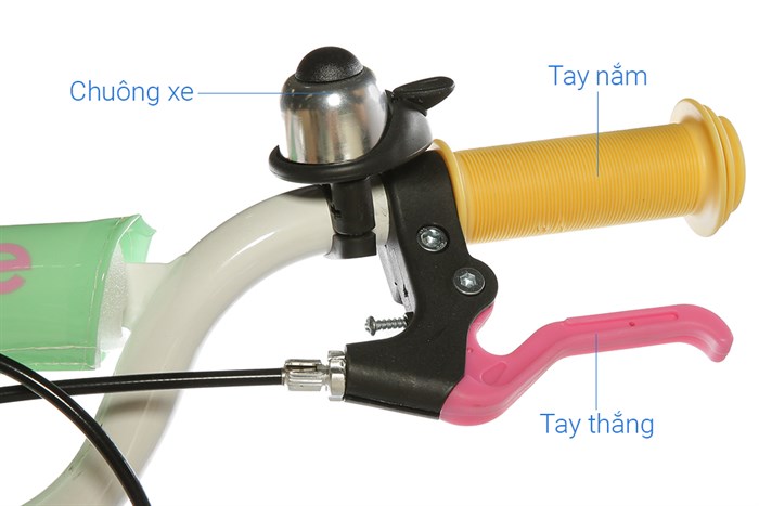 Xe Đạp Trẻ Em AVACycle Macaroon JK906-18 18 inch Màu Xanh dương nhạt