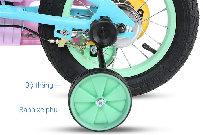 Xe Đạp Trẻ Em AVACycle Macaroon JY906-12 12 inch Màu Xanh dương nhạt