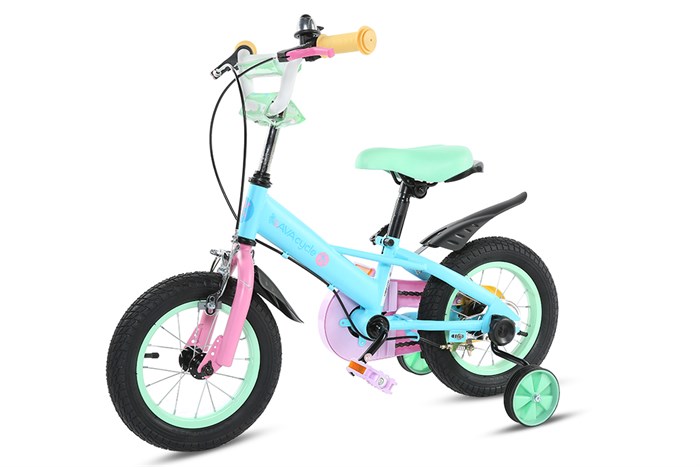 Xe Đạp Trẻ Em AVACycle Macaroon JY906-12 12 inch Màu Xanh dương nhạt