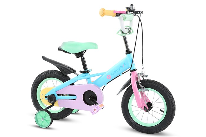 Xe Đạp Trẻ Em AVACycle Macaroon JY906-12 12 inch Màu Xanh dương nhạt