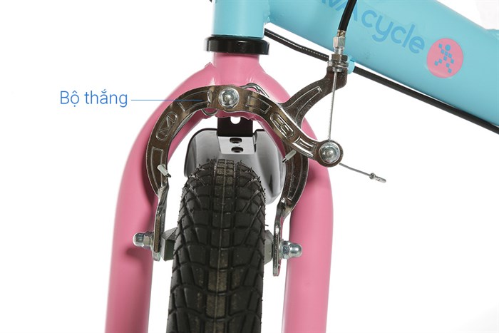 Xe Đạp Trẻ Em AVACycle Macaroon JY906-14 14 inch Màu Xanh dương nhạt