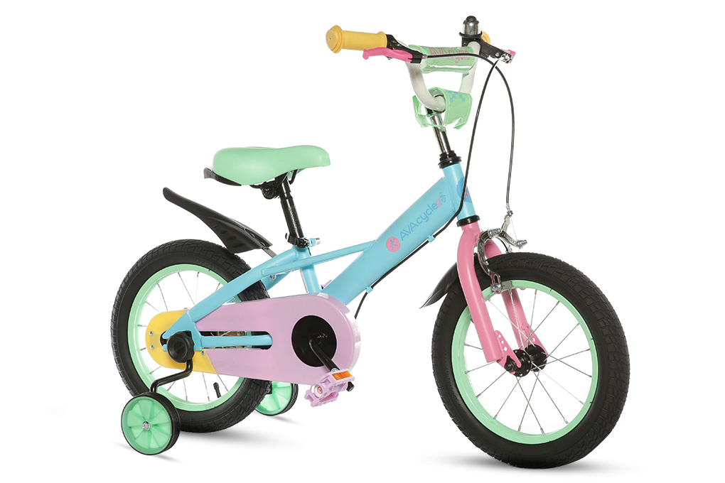 Xe Đạp Trẻ Em AVACycle Macaroon JY906-14 14 inch Màu Xanh dương nhạt