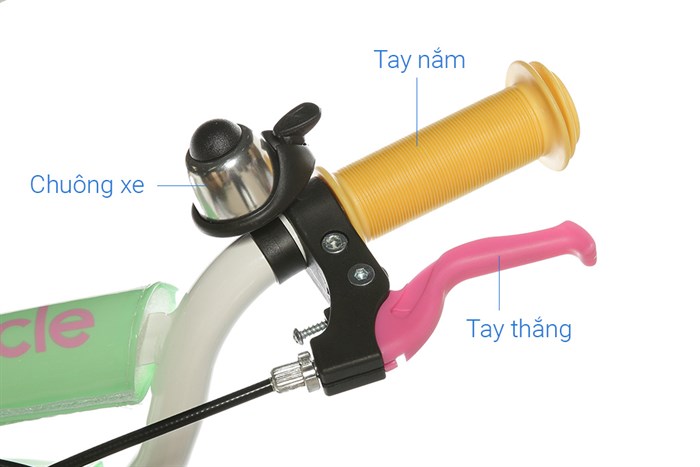 Xe Đạp Trẻ Em AVACycle Macaroon JY906-14 14 inch Màu Xanh dương nhạt