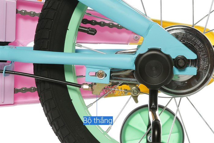 Xe Đạp Trẻ Em AVACycle Macaroon JY906-16 16 inch Màu Xanh dương nhạt